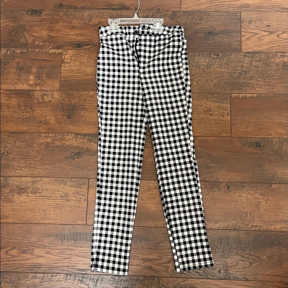 Plaid Printed Pants